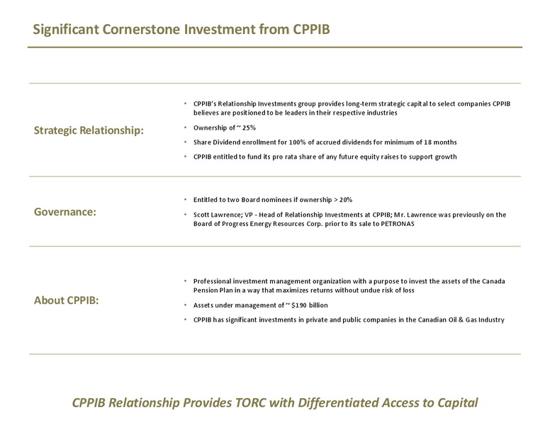Investor Presentation – TORC Oil & Gas Ltd. – slide 31