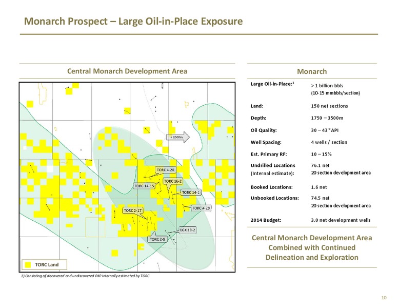 Investor Presentation – TORC Oil & Gas Ltd. – slide 10