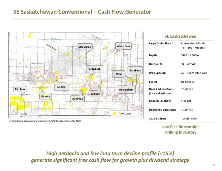 Investor Presentation – TORC Oil & Gas Ltd. – slide 13