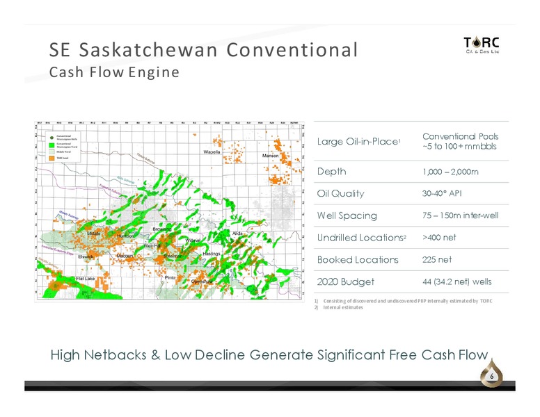 January 2020 Investor Presentation – TORC Oil & Gas Ltd. – slide 6