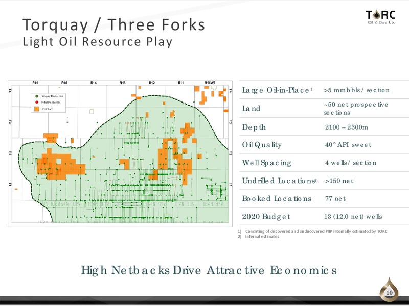 March 2020 Investor Presentation – TORC Oil & Gas Ltd. – slide 10