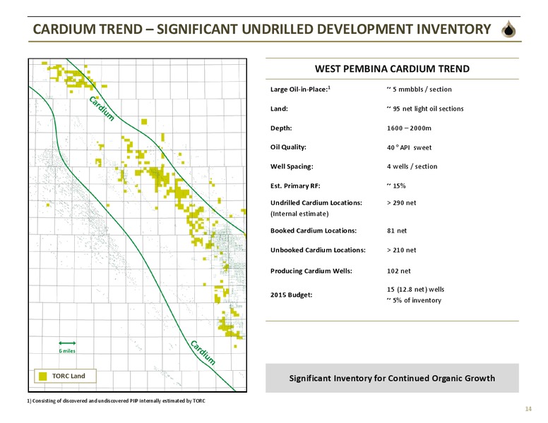 June 2015 Corporate Presentation – TORC Oil & Gas Ltd. – slide 12