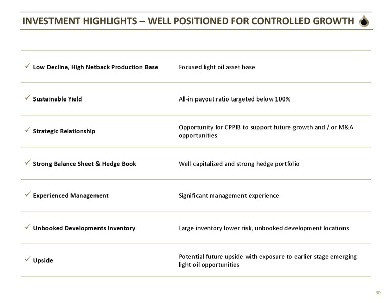 June 2015 Corporate Presentation – TORC Oil & Gas Ltd. – slide 28