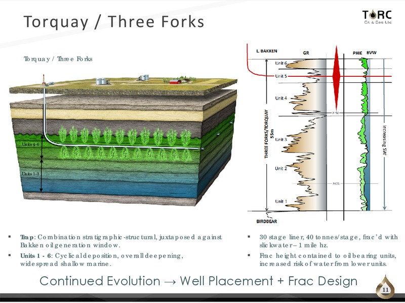 October 2019 Corporate Presentation – TORC Oil & Gas Ltd. – slide 11