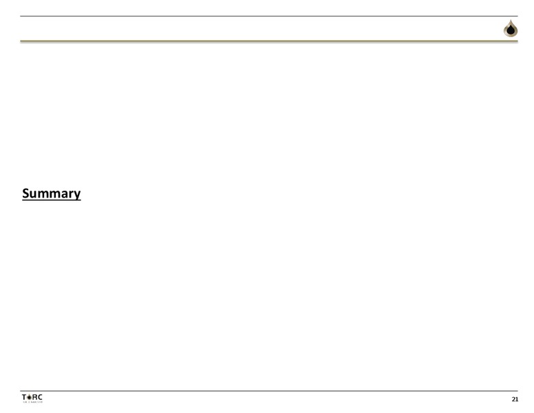 December 2016 Corporate Presentation – TORC Oil & Gas Ltd. – slide 21
