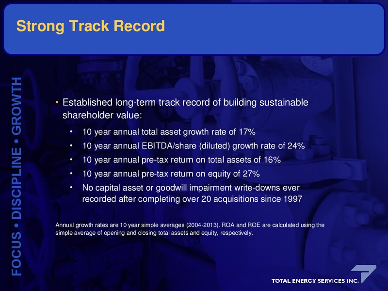 CORPORATE UPDATE – Total Energy Services Inc. – slide 27