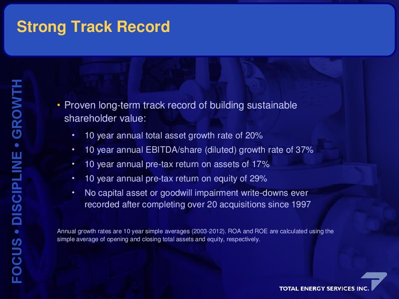 GHS 100 ENERGY CONFERENCE – Total Energy Services Inc. – slide 27