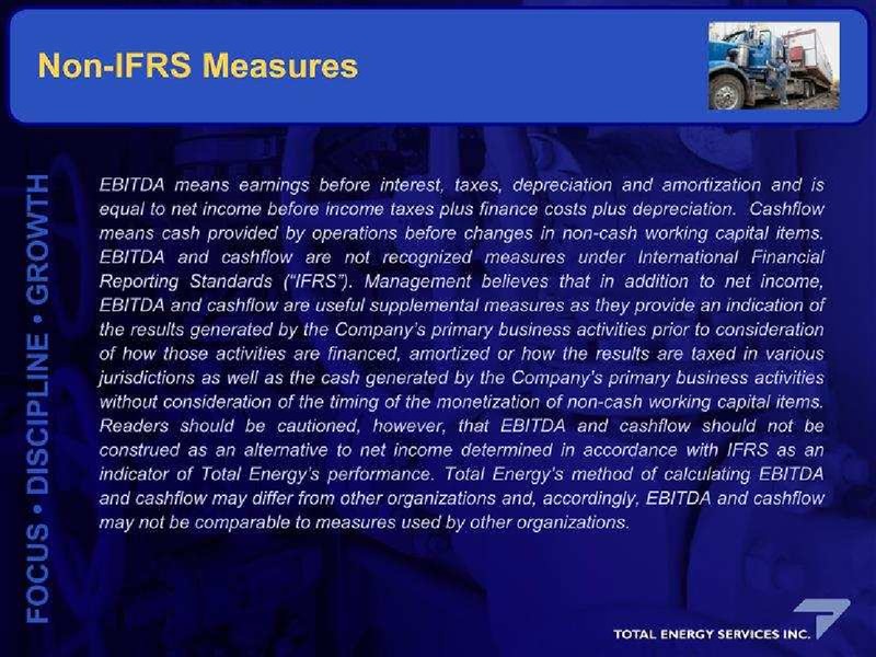 GLOBAL HUNTER ENERGY CONFERENCE – Total Energy Services Inc. – slide 3