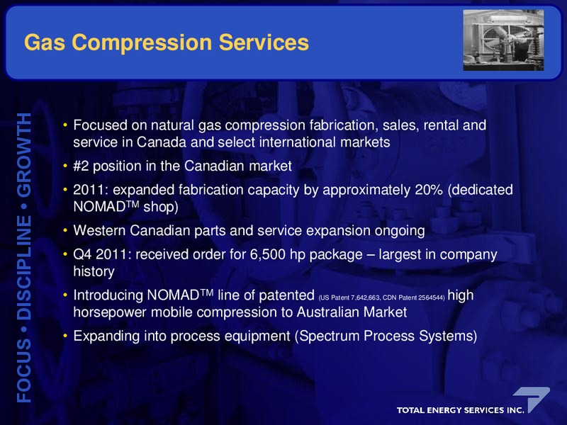 CORPORATE UPDATE – Total Energy Services Inc. – slide 14