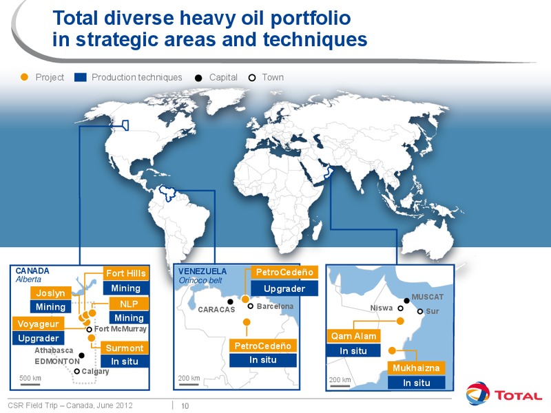JUNE 2012 CORPORATE PRESENTATION – Total SA – slide 10