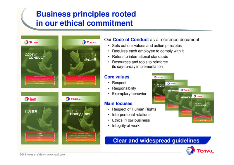 2013 INVESTOR DAY – Total SA – slide 17