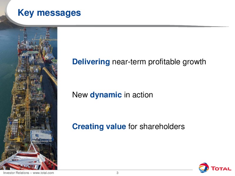 2012 INVESTORS DAY – Total SA – slide 3