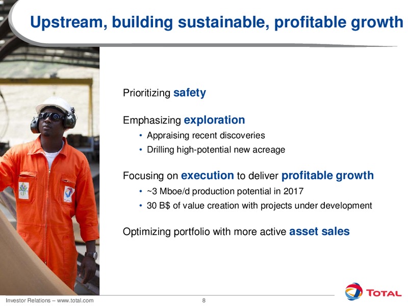 2012 INVESTORS DAY – Total SA – slide 8