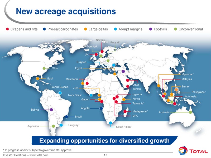 2012 INVESTORS DAY – Total SA – slide 17
