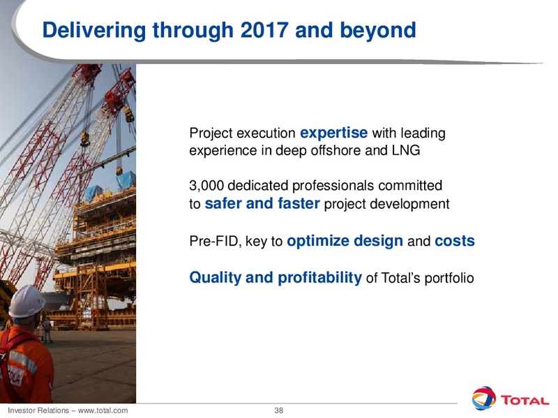2012 INVESTORS DAY – Total SA – slide 38