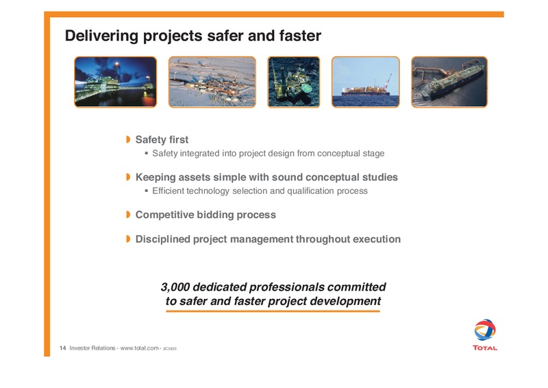 E&P DEVELOPMENT – Total SA – slide 15