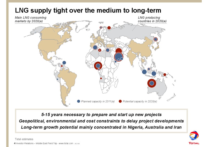 TOTAL'S LNG IN THE MIDDLE EAST – Total SA – slide 6