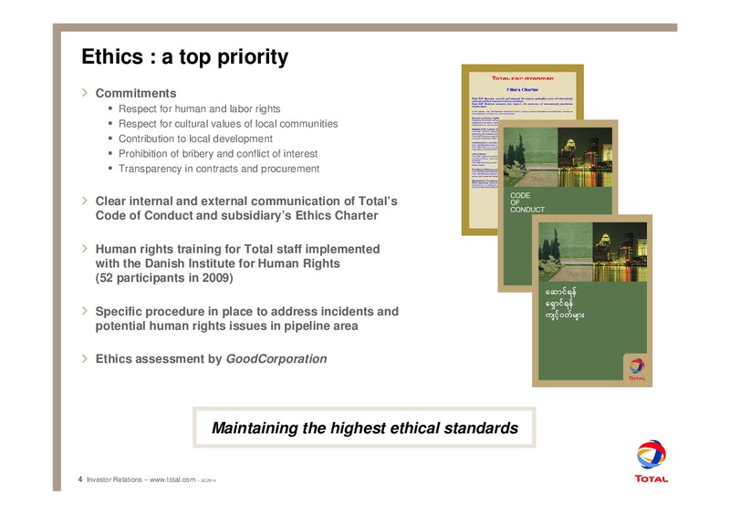 NOVEMBER 2009 CORPORATE PRESENTATION – Total SA – slide 6