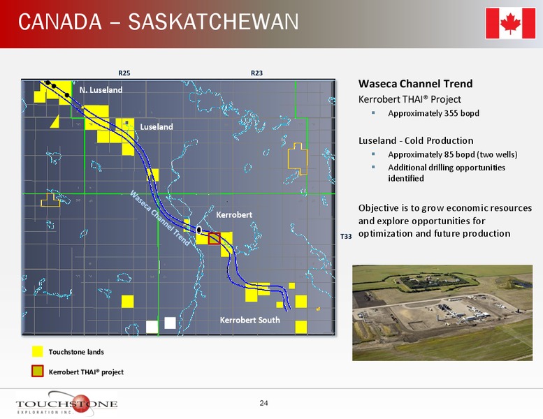 INVESTOR PRESENTATION – Touchstone Exploration Inc. – slide 23