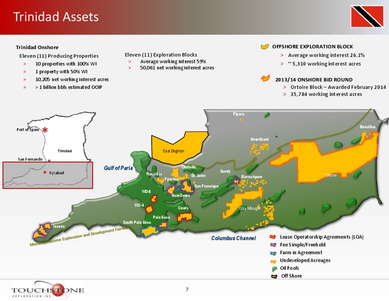 INVESTOR PRESENTATION – Touchstone Exploration Inc. – slide 6