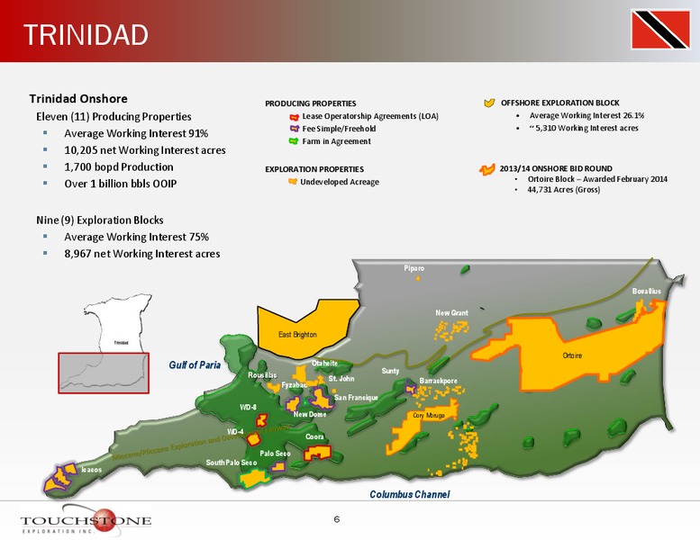 Investor Presentation – Touchstone Exploration Inc. – slide 5