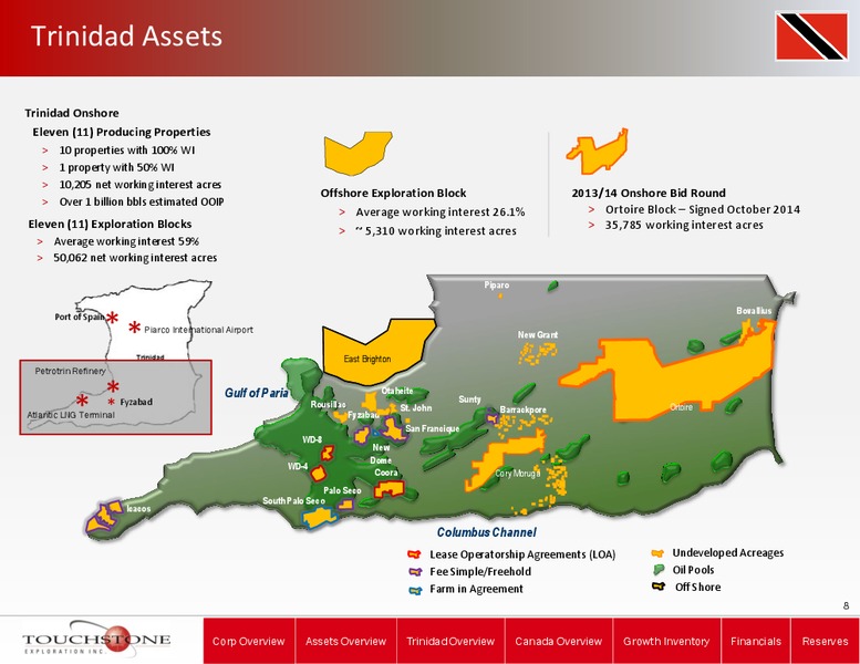 Investor Presentation Q3 2014 – Touchstone Exploration Inc. – slide 6