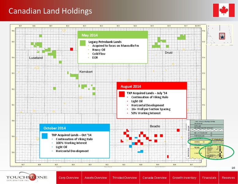 Investor Presentation Q3 2014 – Touchstone Exploration Inc. – slide 13