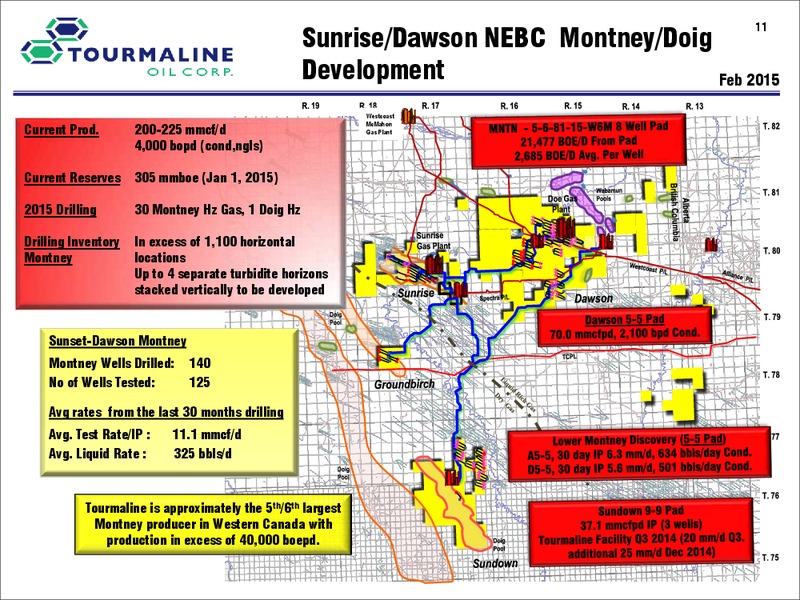 Corporate Presentation – Tourmaline Oil Corp. – slide 11