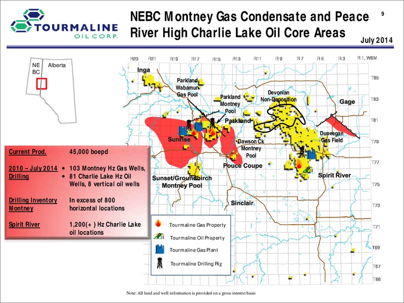 Tournaline Oil Corp Corporation Presentation – Tourmaline Oil Corp. – slide 9