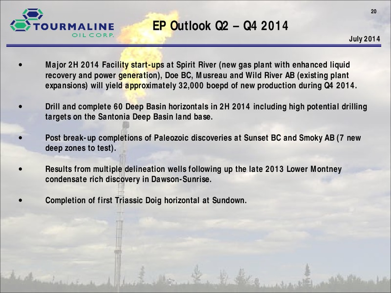Tournaline Oil Corp Corporation Presentation – Tourmaline Oil Corp. – slide 20