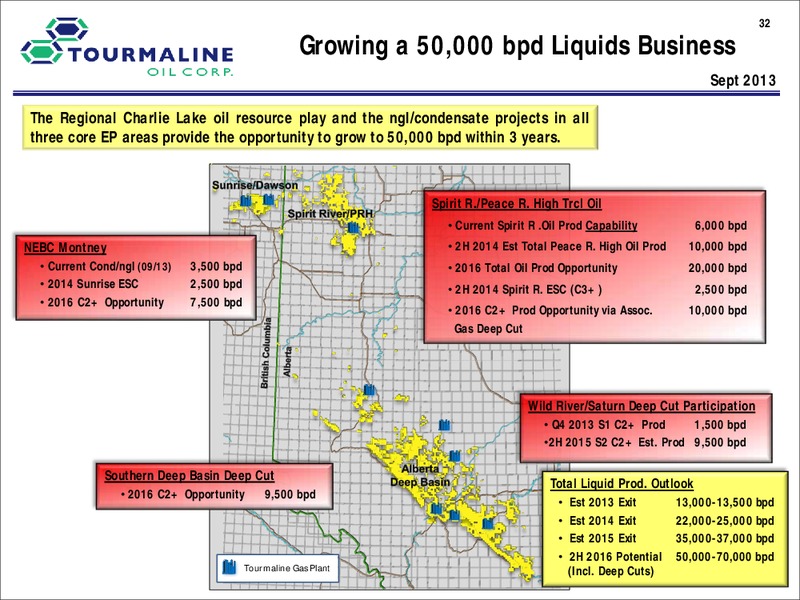 CORPORATE PRESENTATION – Tourmaline Oil Corp. – slide 32