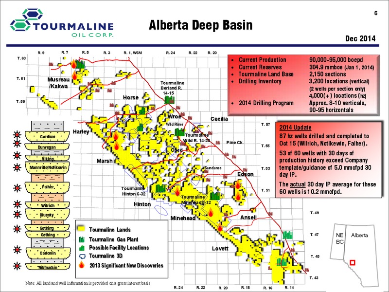Corporate Presentation – Tourmaline Oil Corp. – slide 6