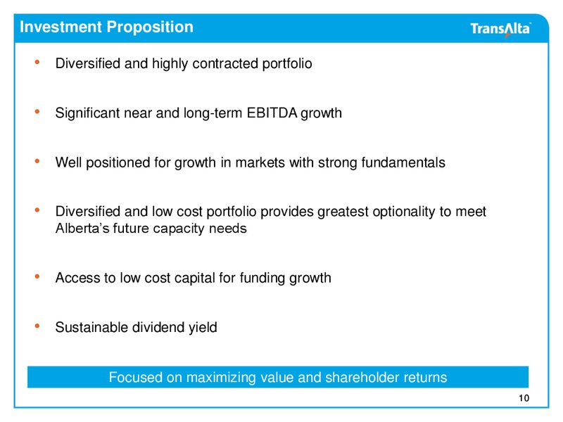 CIBC 2015 Institutional Investor Conference – Transalta Corp. – slide 9