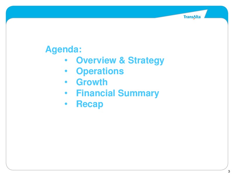 Debt Investor Meeting – Transalta Corp. – slide 2