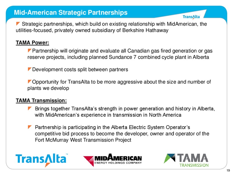 Debt Investor Meeting – Transalta Corp. – slide 18