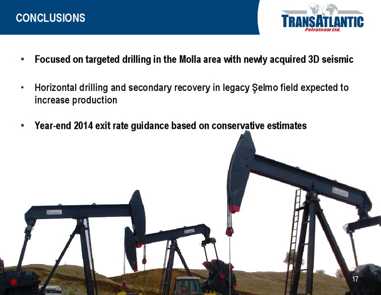 Enercom Oil & Gas Conference – Transatlantic Petroleum Ltd. – slide 16