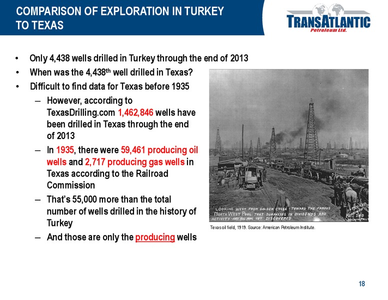 OPPORTUNITIES IN TURKEY – Transatlantic Petroleum Ltd. – slide 17