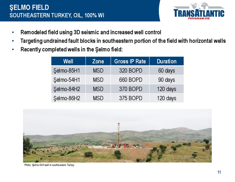 IPPA OGIS SAN FRANCISCO – Transatlantic Petroleum Ltd. – slide 10