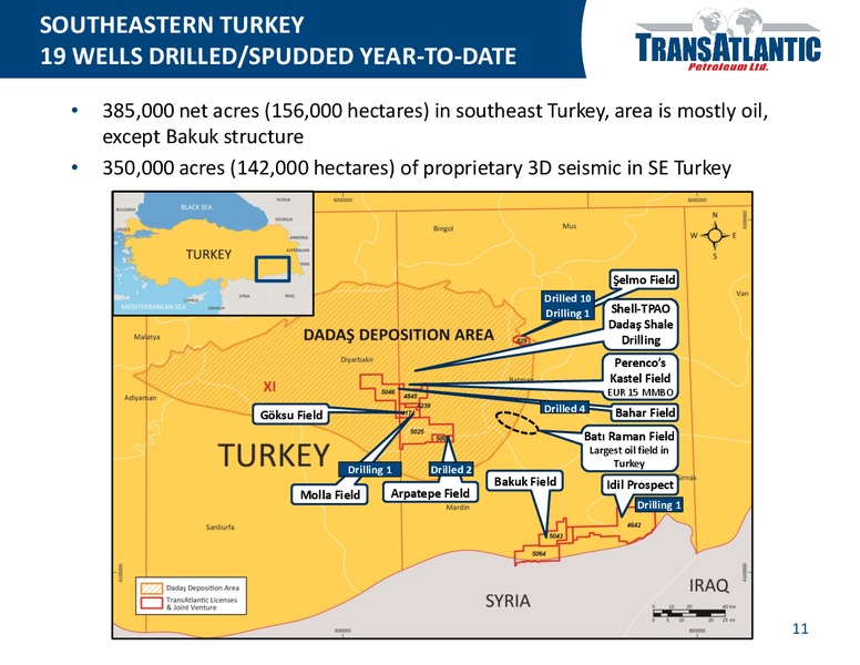 Company Update – Transatlantic Petroleum Ltd. – slide 10