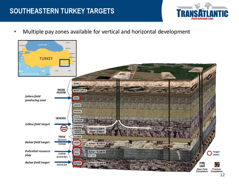Company Update – Transatlantic Petroleum Ltd. – slide 11
