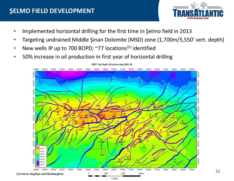 COMPANY UPDATE – Transatlantic Petroleum Ltd. – slide 11