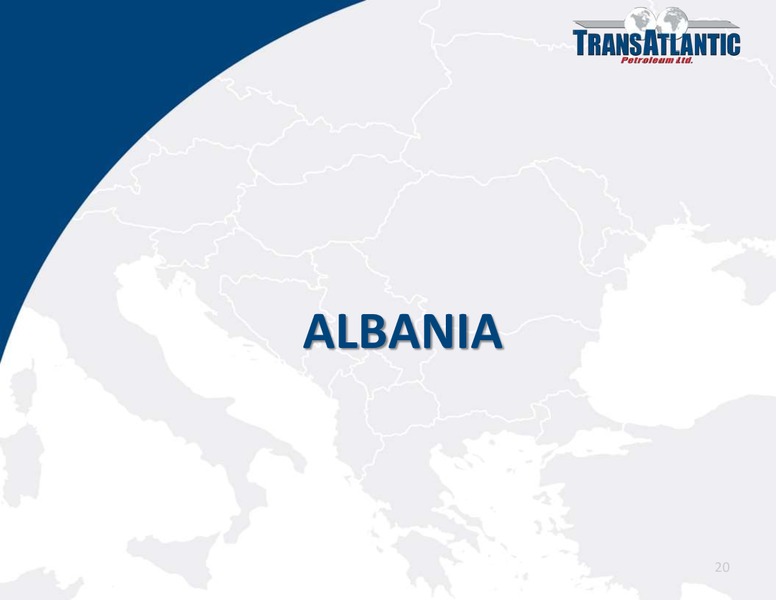 COMPANY UPDATE – Transatlantic Petroleum Ltd. – slide 19