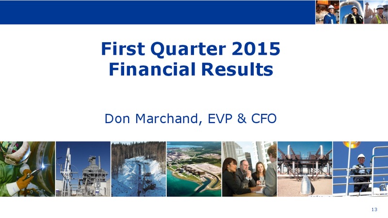 Q1 2015 CONFERENCE – Transcanada Corp. – slide 12