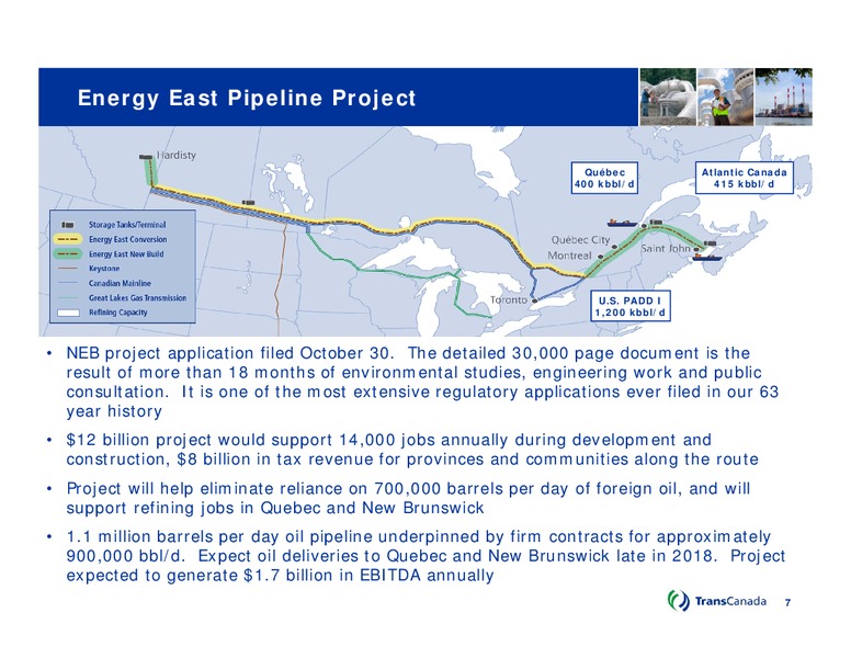 Q3 2014 Conference Call – Transcanada Corp. – slide 6