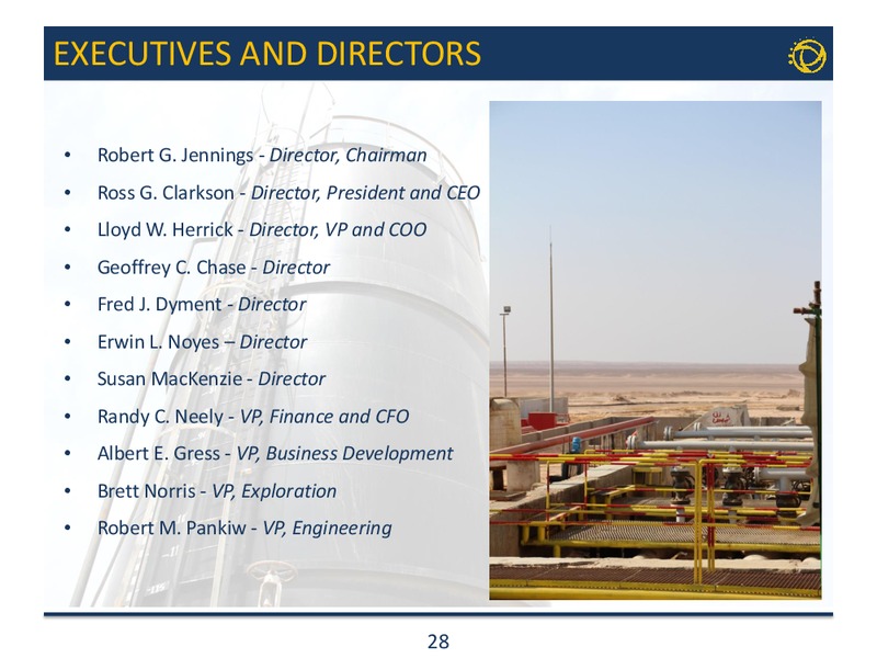 CORPORATE PRESENTATION – Transglobe Energy Corporation – slide 26