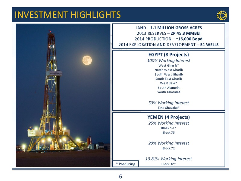 CORPORATE PRESENTATION – Transglobe Energy Corporation – slide 5