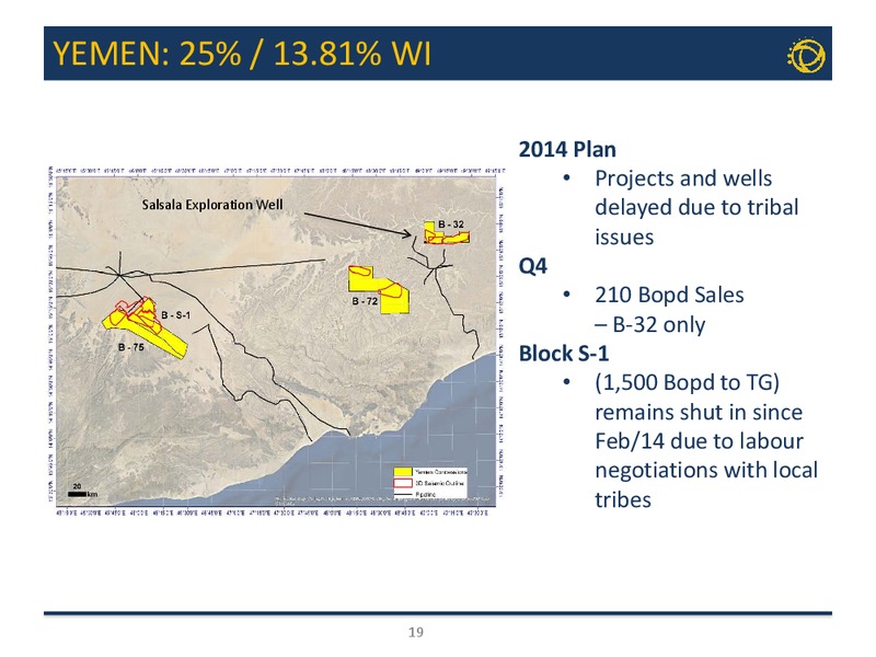 JANUARY 2015 CORPORATE PRESENTATION – Transglobe Energy Corporation – slide 18