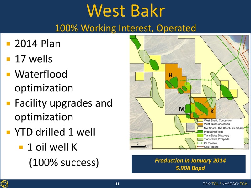 CORPORATE PRESENTATION – Transglobe Energy Corporation – slide 10