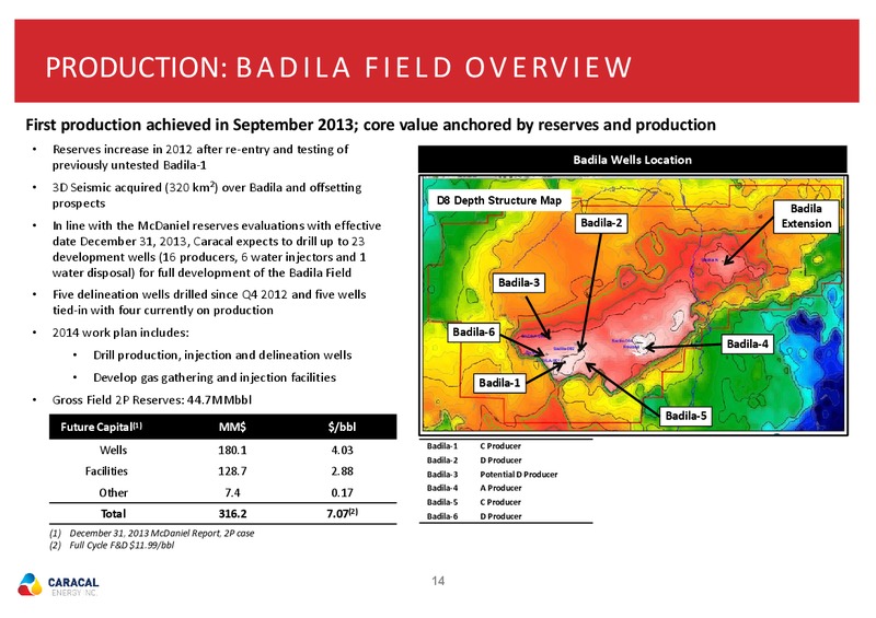 MARCH 2014 INVESTOR PRESENTATION – Transglobe Energy Corporation – slide 13