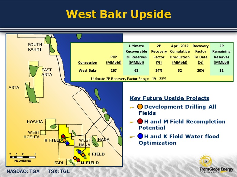 APRIL 2012 CORPORATE PRESENTATION – Transglobe Energy Corporation – slide 15